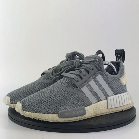 Adidas Originals NMD R1 Grey Athletic Running Shoes Men’s Size 13 - Picture 1 of 5